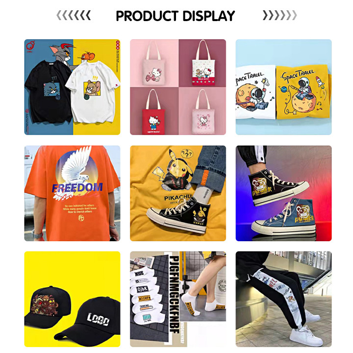 A2 T - Shirt Drukarka DTF Podwójna głowica Dziewięć kolorów CMYK W LC LM NM NY