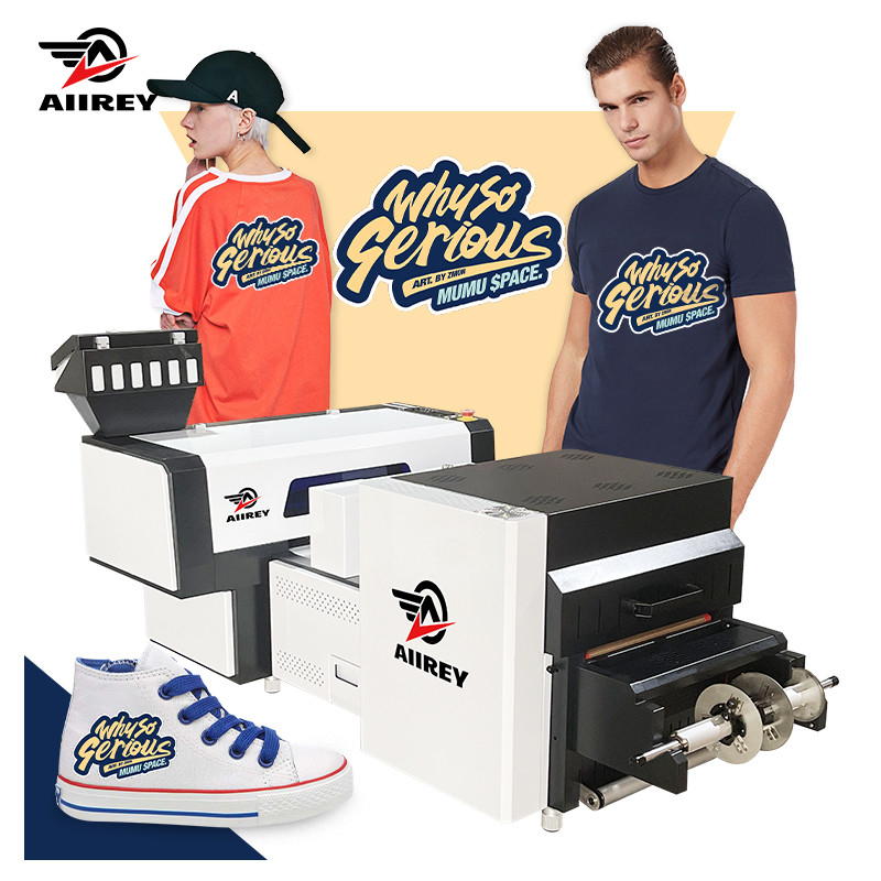 Gorąca sprzedaż sprzedaż fabryczna automatyczna pełna 40 cm podwójna głowica i3200 folia PET drukarka atramentowa DTF T-shirt z rozlanym proszkiem ma