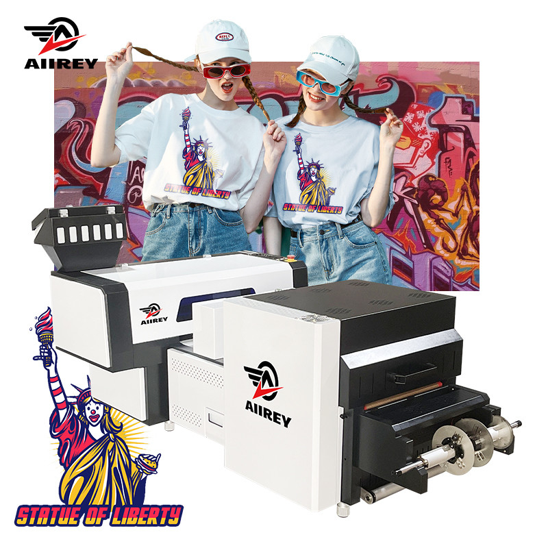 A2 T - Shirt Drukarka DTF Podwójna głowica Dziewięć kolorów CMYK W LC LM NM NY