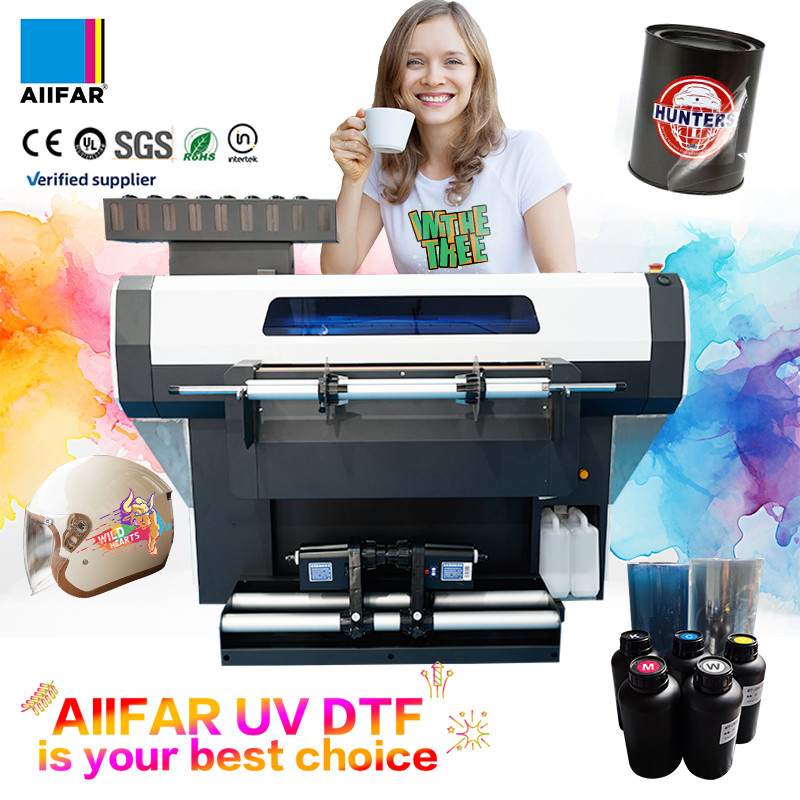 Szybkość Roll To Roll UV DTF drukarka automatyczna drukarka atramentowa do naklejek kryształowych UV