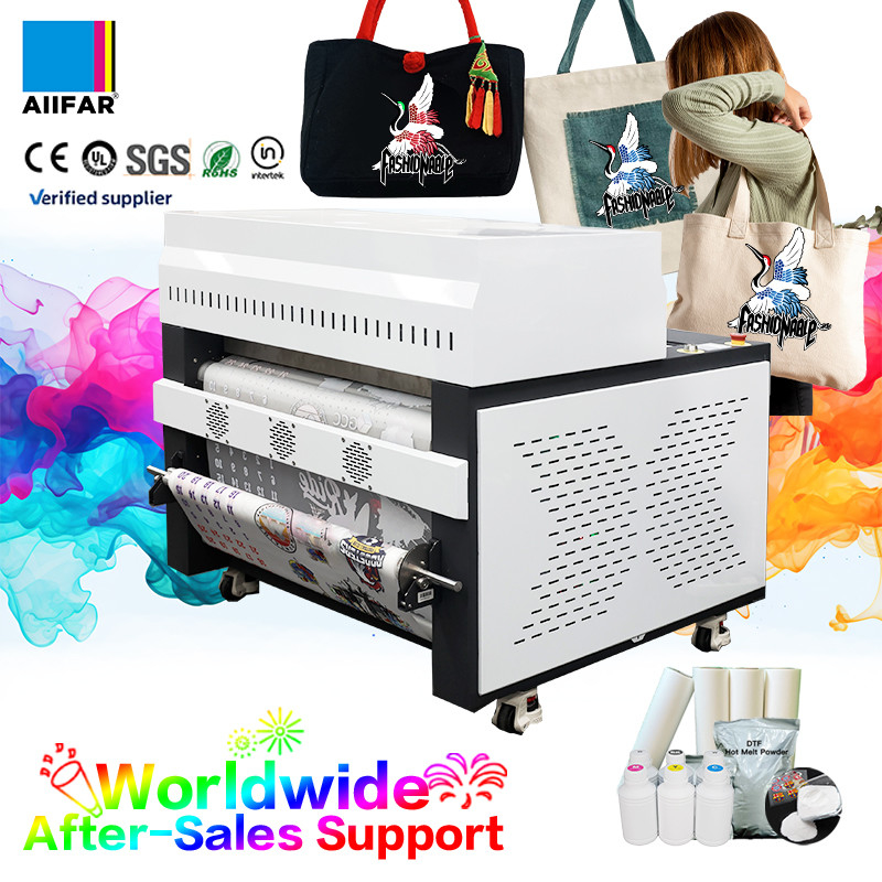 Inteligentny All-in-One 300W DTF Powder Shaker Machine z tylnym / przednim 3-stopniowym ogrzewaniem